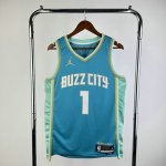 Maillot de Basket #1 Ball Charlotte Hornets 23-24 city Imprimé